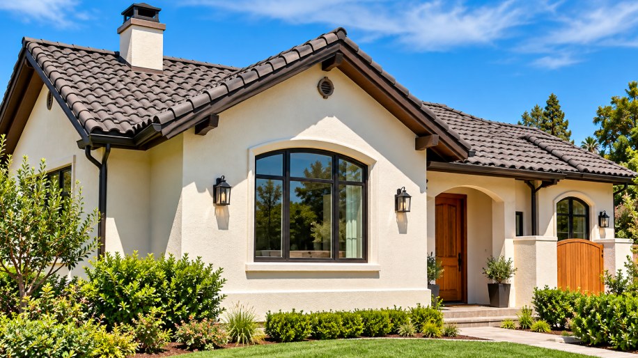 Los Angeles home with a new tile roof